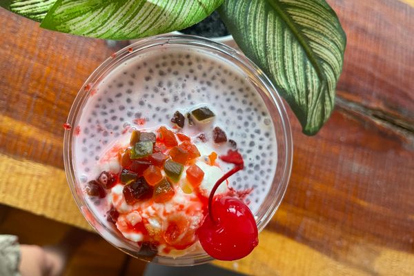 The rose falooda is a textural marvel.