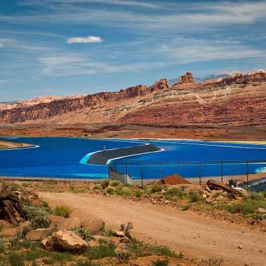 Potash evaporation ponds 